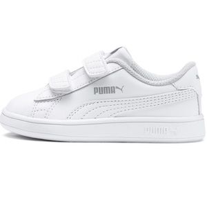 Kids Puma Smash White Shoe